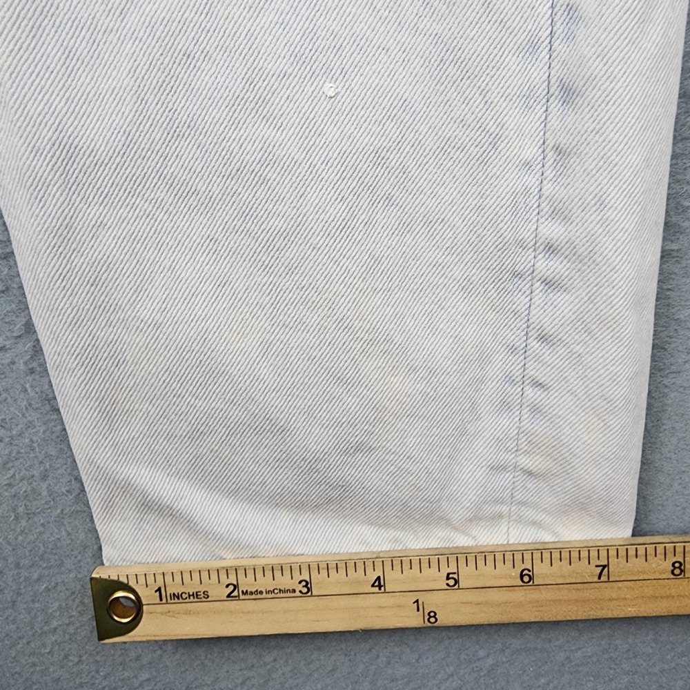 Vintage Levis 505 Jeans Men 32x30 (30x29) Light Wash Blue Straight Denim USA 90s - Picture 12 of 15